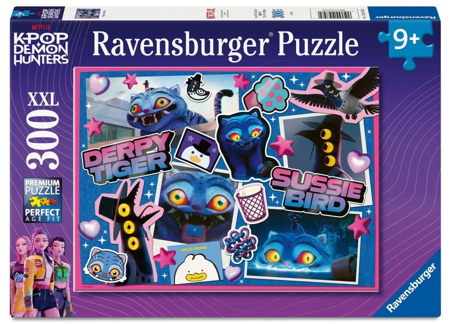 Kinderpuzzle 300 XXL Teile - KPop Demon Hunters - Derpy & Sussie - 