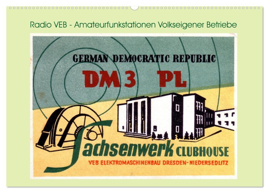 Radio VEB - Amateurfunkstationen Volkseigener Betriebe (Wandkalender 2026 DIN A2 quer), CALVENDO Monatskalender - Henning von Löwis of Menar