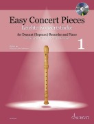 Cover-Bild zum Titel 'Easy Concert Pieces für Sopran-Blockflöte und Klavier' von ''