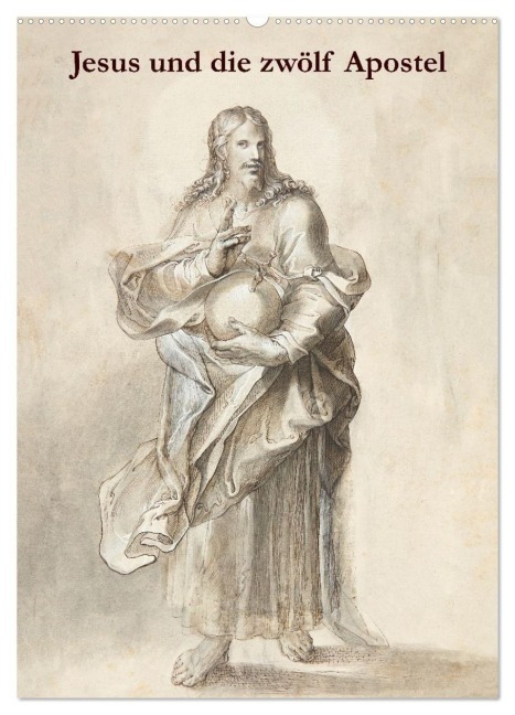 Jesus und die zwölf Apostel (Wandkalender 2026 DIN A2 hoch), CALVENDO Monatskalender - Peter Balan
