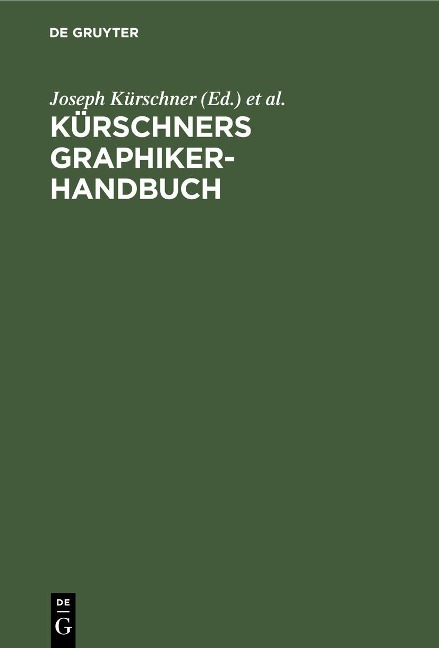 Kürschners Graphiker-Handbuch - 