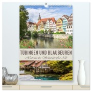 TÜBINGEN UND BLAUBEUREN Historische Schwäbische Alb (hochwertiger Premium Wandkalender 2026 DIN A2 hoch), Kunstdruck in Hochglanz - Melanie Viola