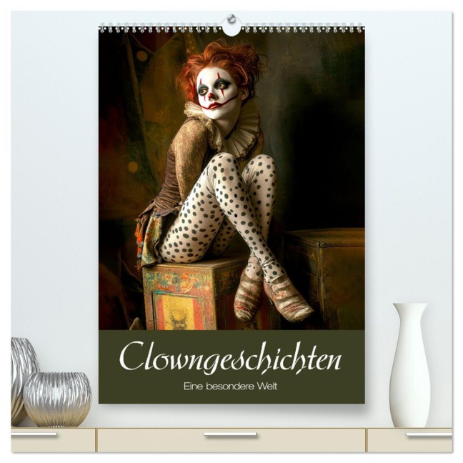 Clowngeschichten - Eine besondere Welt (hochwertiger Premium Wandkalender 2026 DIN A2 hoch), Kunstdruck in Hochglanz - Erich Krätschmer