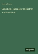 Cover-Bild zum Titel 'Onkel Peppi und andere Geschichten' von 'Ludwig Thoma'