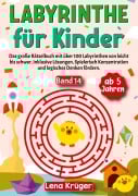 Cover-Bild zum Titel 'Labyrinthe für Kinder ab 5 Jahren - Band 14' von 'Lena Krüger'