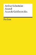 Cover-Bild zum Titel 'Anatol. Anatols Größenwahn' von 'Arthur Schnitzler'