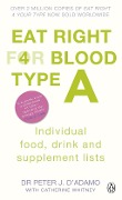 Cover-Bild zum Titel 'Eat Right for Blood Type A' von 'Peter J. D'Adamo'