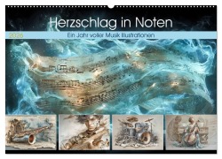 Cover-Bild zum Titel 'Herzschlag in Noten (Wandkalender 2026 DIN A2 quer), CALVENDO Monatskalender' von 'Steffen Gierok-Latniak'