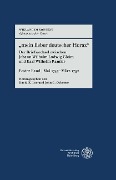 "mein lieber deutscher Horaz" - 