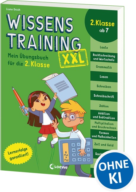 Wissenstraining XXL - Mein Übungsbuch für die 2. Klasse - Liane Onish