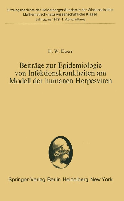 Beiträge zur Epidemiologie von Infektionskrankheiten am Modell der humanen Herpesviren - H. W. Doerr