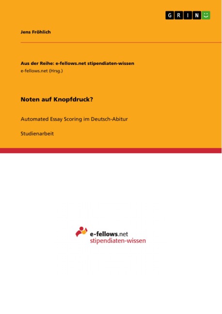 Noten auf Knopfdruck? - Jens Fröhlich