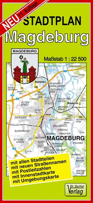 Stadtplan Magdeburg 1 : 22 500 - 