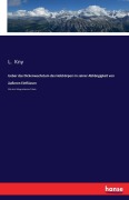 Cover-Bild zum Titel 'Ueber das Dickenwachstum des Holzkörpers in seiner Abhängigkeit von äußeren Einflüssen' von 'L. Kny'