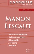 Cover-Bild zum Titel 'Fiche de lecture Manon Lescaut de l'Abbé Prévost (Analyse littéraire de référence et résumé complet)' von 'Abbé Prévost'