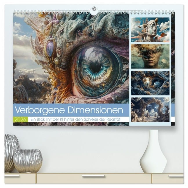 Verborgene Dimensionen (hochwertiger Premium Wandkalender 2026 DIN A2 quer), Kunstdruck in Hochglanz - Steffen Gierok-Latniak