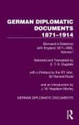 Cover-Bild zum Titel 'German Diplomatic Documents 1871-1914 Volume 1' von ''