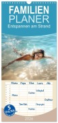 Cover-Bild zum Titel 'Familienplaner 2026 - Entspannen am Strand mit 5 Spalten (Wandkalender, 21 x 45 cm) CALVENDO' von 'Jürgen Moers'