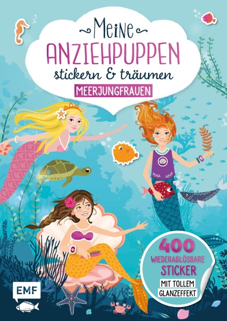 Meine Anziehpuppen - stickern & träumen: Meerjungfrauen - 