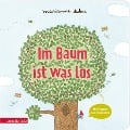 Cover-Bild zum Titel 'Im Baum ist was los - Pappbilderbuch mit Klappen' von 'Marianne Dubuc'