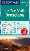 KOMPASS Wanderkarte 103 Le Tre Valli Bresciane 1:50.000 - 