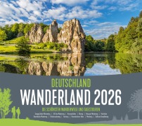 Cover-Bild zum Titel 'Deutschland Wanderland Kalender 2026 | Die schönsten Wanderwege' von ''