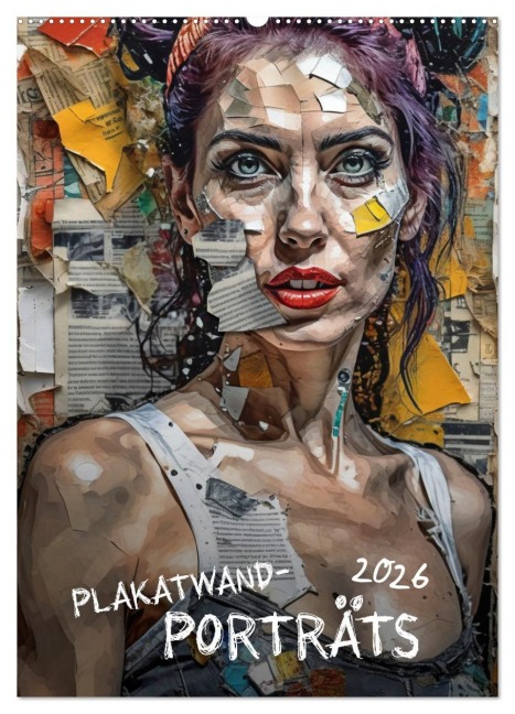 Plakatwand-Porträts (Wandkalender 2026 DIN A2 hoch), CALVENDO Monatskalender - Werner Braun