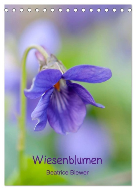 Wiesenblumen (Tischkalender 2026 DIN A5 hoch), CALVENDO Monatskalender - Beatrice Biewer