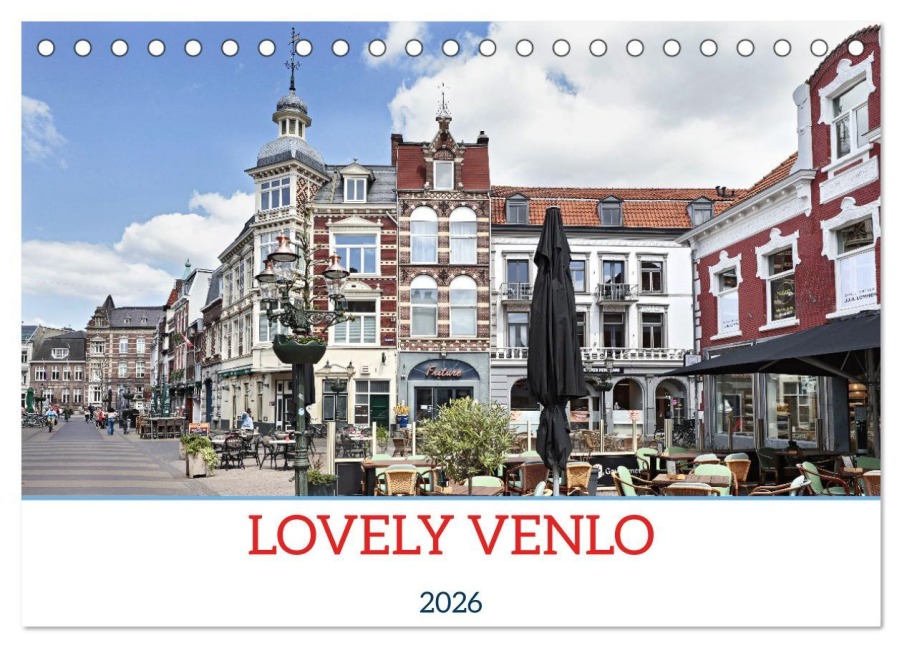 LOVELY VENLO (Desk Calendar 2026 DIN A5 landscape), CALVENDO 12 Month DeskCalendar - U. Boettcher