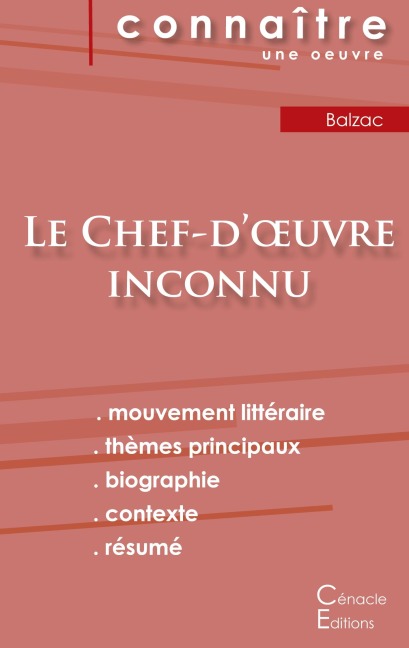 Fiche de lecture Le Chef-d'oeuvre inconnu de Balzac (Analyse littéraire de référence et résumé complet) - Honoré de Balzac