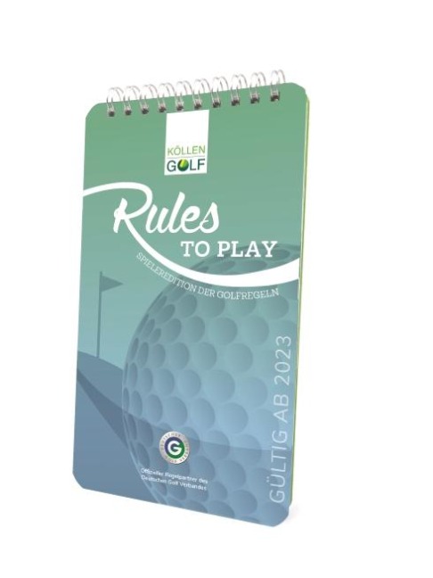 Golfregeln - Rules to play - 