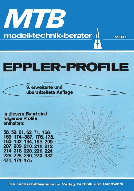 MTB 1 Eppler-Profile - Werner Thies