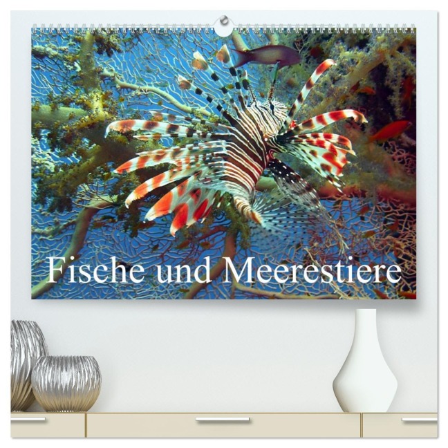 Fische und Meerestiere (hochwertiger Premium Wandkalender 2026 DIN A2 quer), Kunstdruck in Hochglanz - Elisabeth Stanzer