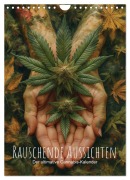 Cover-Bild zum Titel 'Rauschende Aussichten - Der ultimative Cannabis-Kalender (Wandkalender 2026 DIN A4 hoch), CALVENDO Monatskalender' von 'Artefacti Artefacti'
