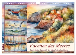 Cover-Bild zum Titel 'Facetten des Meeres (Wandkalender 2026 DIN A4 quer), CALVENDO Monatskalender' von 'Claudia Kleemann'