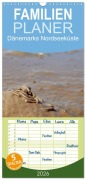 Familienplaner 2026 - Dänemarks Nordseeküste mit 5 Spalten (Wandkalender, 21 x 45 cm) CALVENDO - Bo Valentino