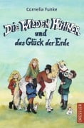Cover-Bild zum Titel 'Die Wilden Hühner 4. Die Wilden Hühner und das Glück der Erde' von 'Cornelia Funke'