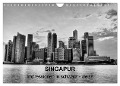 Singapur - Impressionen in schwarz - weiss (Wandkalender 2024 DIN A4 quer), CALVENDO Monatskalender - Ralf Wittstock