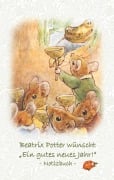 Cover-Bild zum Titel 'Beatrix Potter wünscht "Ein gutes neues Jahr!" Notizbuch ( Peter Hase )' von 'Beatrix Potter, Elizabeth M. Potter'