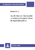 Cover-Bild zum Titel 'Zur Einheit von Spiritualität und Intellektualität im Werk Richard Schaefflers' von 'Michael Zimny'