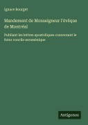 Cover-Bild zum Titel 'Mandement de Monseigneur l'évêque de Montréal' von 'Ignace Bourget'