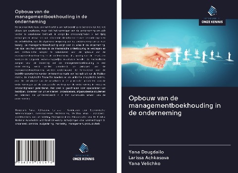 Opbouw van de managementboekhouding in de onderneming - Yana Dougdailo, Larissa Achkasova, Yana Velichko