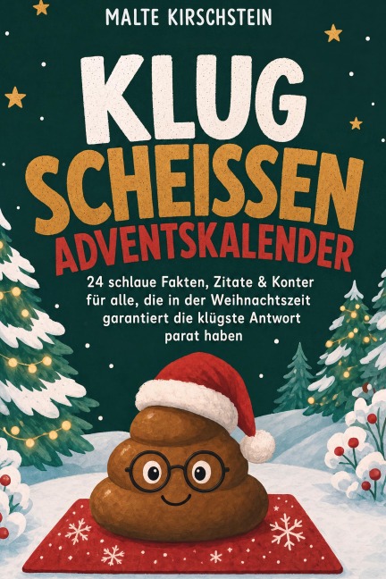 Klug scheißen Adventskalender: 24 schlaue Fakten, Zitate & Konter für alle, die in der Weihnachtszeit garantiert die klügste Antwort parat haben - Malte Kirschstein