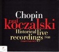 Cover-Bild zum Titel 'Historical Live Recordings 1948' von 'Raul Koczalski'