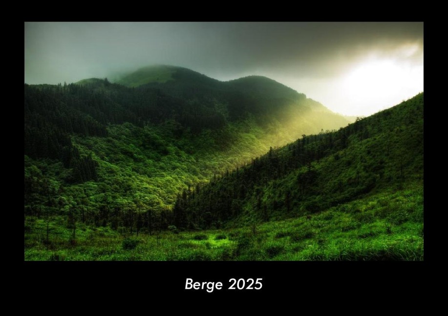 Berge 2025 Fotokalender DIN A3 - Tobias Becker