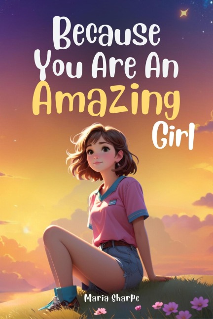 Because You Are An Amazing Girl: Inspiring stories about Courage, Inner Strength, and Self-Confidence (Children's Motivational Book) - Maria Sharpe