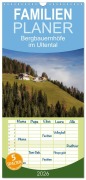 Cover-Bild zum Titel 'Familienplaner 2026 - Bergbauernhöfe im Ultental mit 5 Spalten (Wandkalender, 21 x 45 cm) CALVENDO' von 'Gert Pöder'