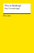 Cover-Bild zum Titel 'Was ist Bildung?' von ''