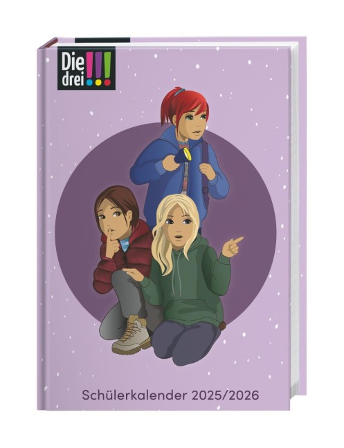 Die drei !!! Schülerkalender A5 2025/2026 - 17 Monate ab August 2025 - 