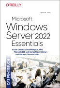 Cover-Bild zum Titel 'Microsoft Windows Server 2022 Essentials - Das Praxisbuch' von 'Thomas Joos'